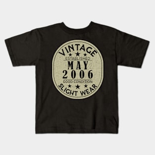 Vintage Established May 2006 - Good Condition Slight Wear Kids T-Shirt